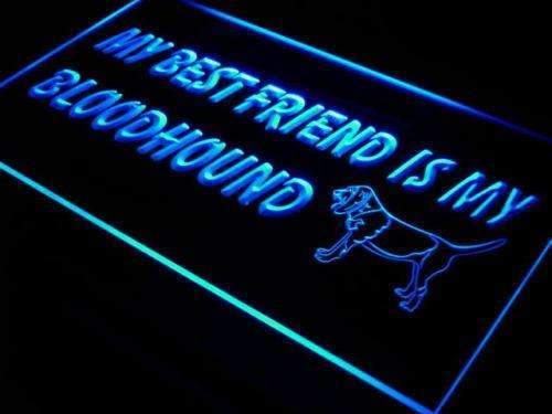 Best Friend Bloodhound LED Light Sign - Way Up Gifts