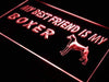 Best Friend Boxer Dog LED Light Sign - Way Up Gifts