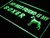 Best Friend Boxer Dog LED Light Sign - Way Up Gifts