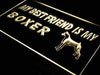 Best Friend Boxer Dog LED Light Sign - Way Up Gifts