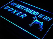 Best Friend Boxer Dog LED Light Sign - LED Gift Works