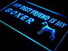 Best Friend Boxer Dog LED Light Sign - Way Up Gifts