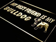 Best Friend Bulldog LED Light Sign - LED Gift Works