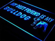 Best Friend Bulldog LED Light Sign - LED Gift Works
