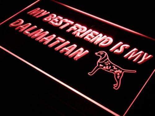 Best Friend Dalmatian LED Light Sign - Way Up Gifts