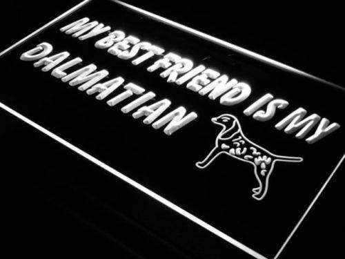 Best Friend Dalmatian LED Light Sign - LED Gift Works