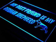 Best Friend German Shepherd LED Light Sign - LED Gift Works