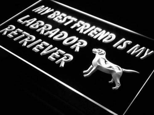 Best Friend Labrador Retriever LED Light Sign - Way Up Gifts