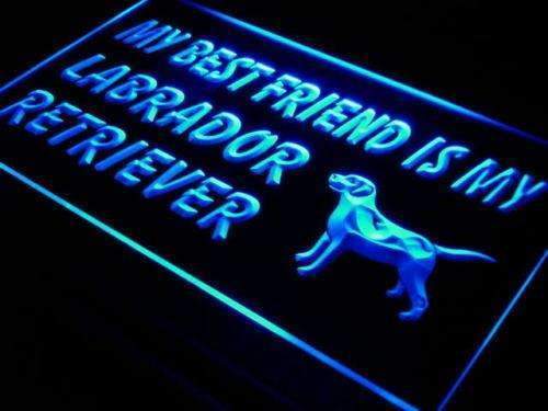 Best Friend Labrador Retriever LED Light Sign - Way Up Gifts