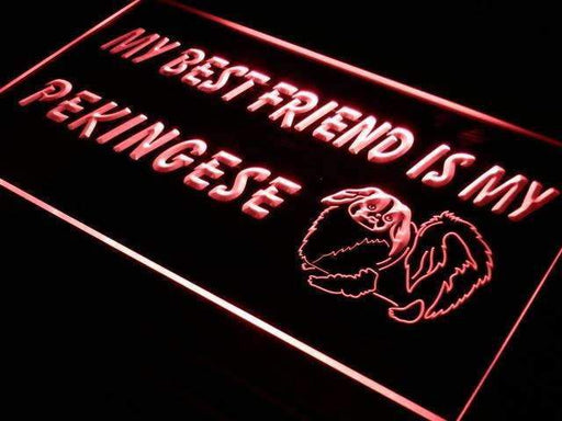 Best Friend Pekingese LED Light Sign - LED Gift Works