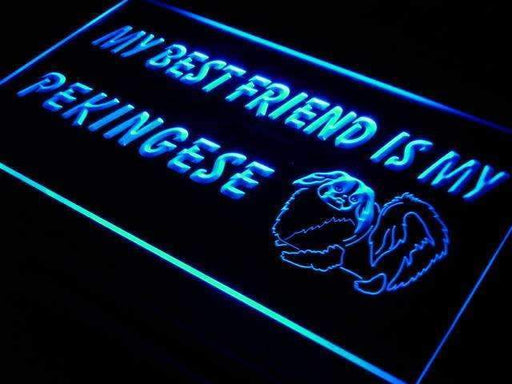 Best Friend Pekingese LED Light Sign - Way Up Gifts