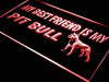 Best Friend Pit Bull LED Light Sign - Way Up Gifts