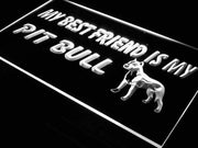 Best Friend Pit Bull LED Light Sign - LED Gift Works