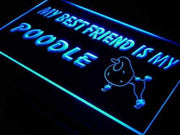 Best Friend Poodle LED Light Sign - LED Gift Works