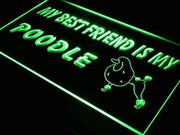 Best Friend Poodle LED Light Sign - LED Gift Works