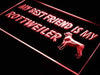 Best Friend Rottweiler LED Light Sign - Way Up Gifts