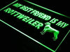 Best Friend Rottweiler LED Light Sign - Way Up Gifts