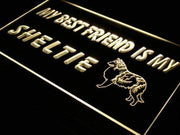 Best Friend Sheltie LED Light Sign - LED Gift Works