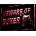 Beware of Boxer Dog LED Light Sign - Way Up Gifts