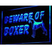 Beware of Boxer Dog LED Light Sign - Way Up Gifts