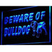 Beware of Bulldog LED Light Sign - Way Up Gifts