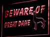 Beware of Great Dane LED Light Sign - Way Up Gifts