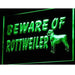 Beware of Rottweiler LED Light Sign - Way Up Gifts