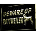 Beware of Rottweiler LED Light Sign - Way Up Gifts