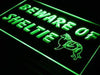 Beware of Sheltie Shetland Sheepdog LED Light Sign - Way Up Gifts