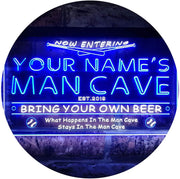 Personalized Sports Baseball Theme Man Cave LED Light Sign - LED Gift Works