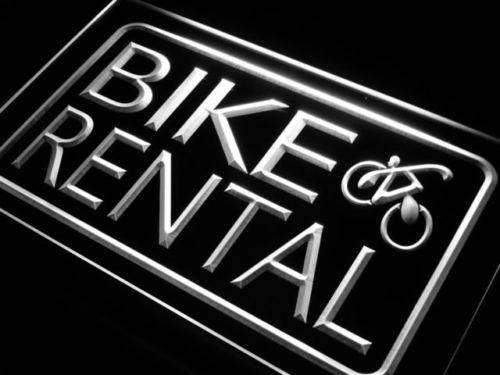 Bicycle Bike Rental LED Light Sign - Way Up Gifts