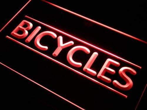 Bikes Bicycles Shop LED Light Sign - LED Gift Works