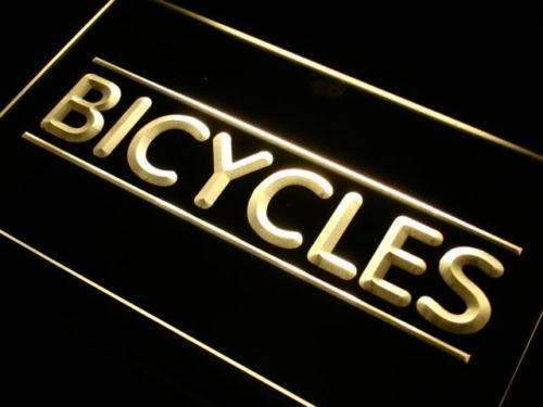 Bikes Bicycles Shop LED Light Sign - LED Gift Works