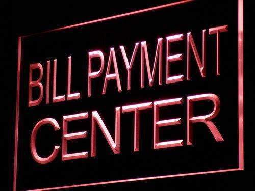 Bill Payment Center LED Light Sign - LED Gift Works