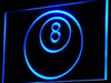 Billiards Eight Ball LED Light Sign - Way Up Gifts