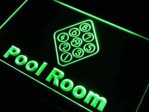 Billiards Pool Room LED Light Sign - Way Up Gifts
