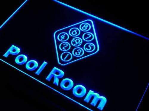 Billiards Pool Room LED Light Sign - Way Up Gifts