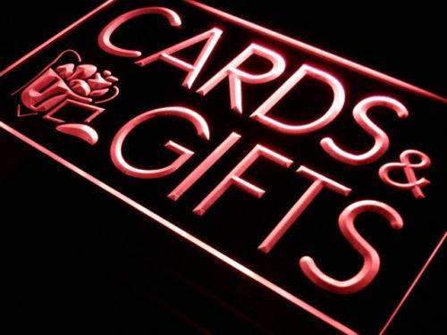 Birthday Cards Gift Shop LED Light Sign - LED Gift Works