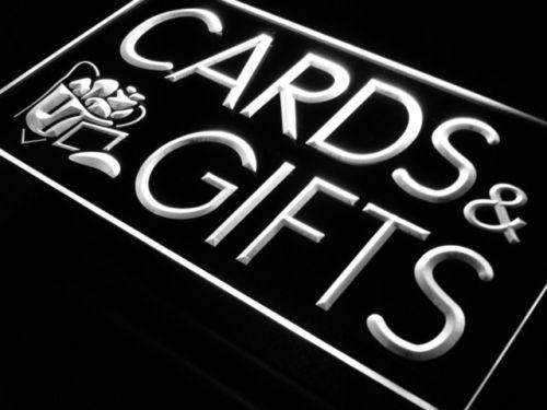Birthday Cards Gift Shop LED Light Sign - LED Gift Works