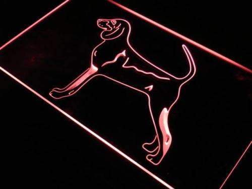 Black & Tan Coonhound LED Light Sign - Way Up Gifts