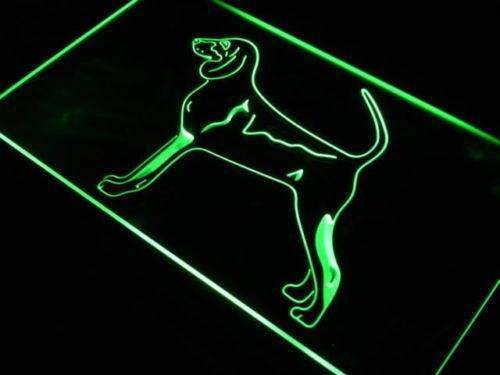 Black & Tan Coonhound LED Light Sign - LED Gift Works