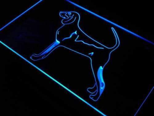 Black & Tan Coonhound LED Light Sign - Way Up Gifts