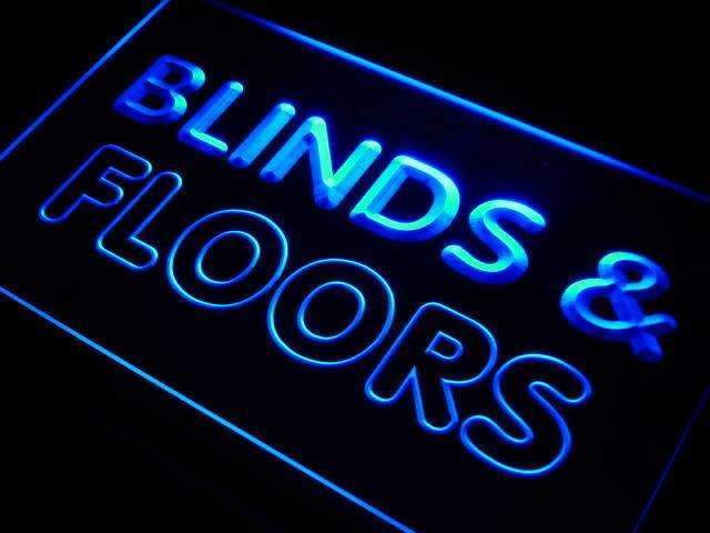 Blinds & Floors Services LED Light Sign - LED Gift Works