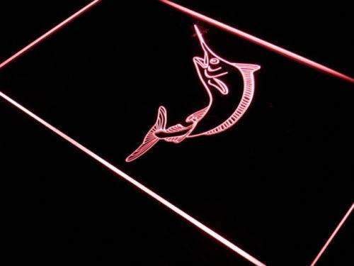 Blue Marlin Fish LED Light Sign - Way Up Gifts