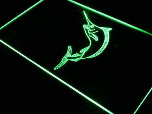 Blue Marlin Fish LED Light Sign - Way Up Gifts