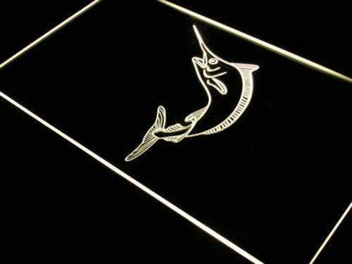 Blue Marlin Fish LED Light Sign - Way Up Gifts