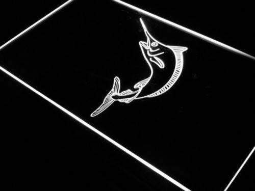 Blue Marlin Fish LED Light Sign - Way Up Gifts