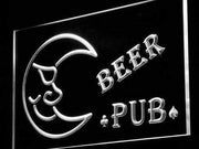 Blue Moon Beer Pub LED Light Sign - LED Gift Works