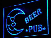 Blue Moon Beer Pub LED Light Sign - LED Gift Works