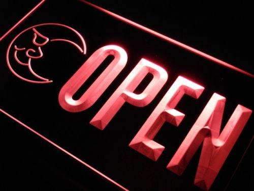 Blue Moon Open LED Light Sign - Way Up Gifts